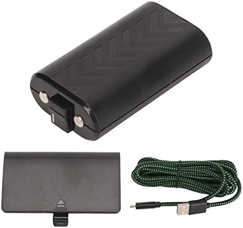 DPOFIRS Bateria recarregável de lítio para o controlador Xbox One Series x S, 1200mAh Lithium xboxbattery pacote, kit