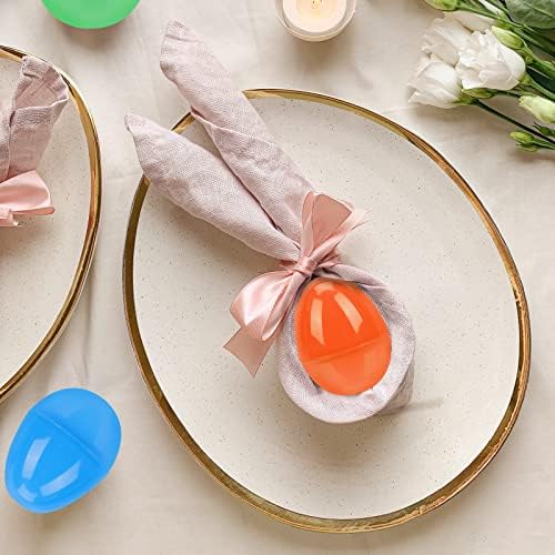 Decorações de Páscoa Ifundom 40pcs Creative Easter Ovos de Páscoa Plástico Caixa de ovo Candy Candy