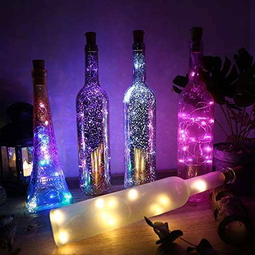 20leds Copper Wire Bamulh String Lights para decoração de casamento de garrafas artesanais de vidro Fiomax