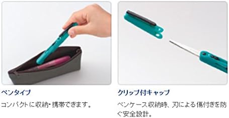 Raymay Pen Style Scissors portátil Pencut, azul