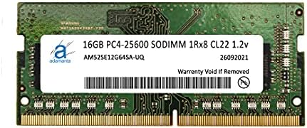 Adamanta 32 GB Compatível para Dell Alienware, Inspiron, Latitude, Precision, Vostro DDR4 3200MHz PC4-25600 SODIMM 1RX8 CL22 1.2V Laptop