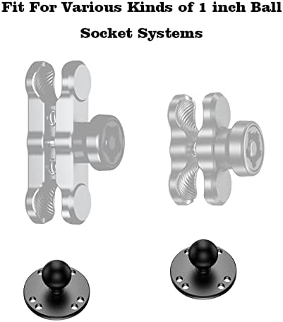 Copos de sucção de montagem de bola de 1 polegada compatíveis com suporte de telefone de montagem ram para motocicleta, braço de soquete