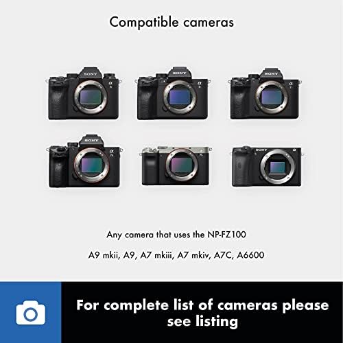 Cegos -SONO -SONY NP -FZ100 BATERAGEM USBC COMPATÍVEL com câmeras Sony NP -FZ100 -Para Sony Alpha A6600, A6500 FX3, A7 III, A7R3, A7R