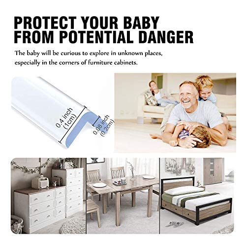 Guardas de canto Segurança infantil - Protetor de mobiliário de mobília suave à prova de bebês Protetor de canto de ara