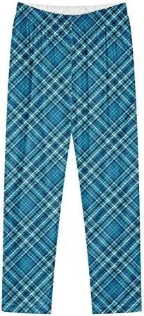 Macacão de calças para mulheres casuais clássicos clássicos da cintura elástica bolsos laterais de duas peças roupas de calças