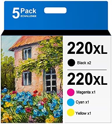 T220XL 220XL Substituição de cartucho de tinta remanufaturada de alto rendimento para 220xl 220 xl t220xl para usar com