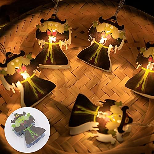 Riomo Halloween Lights Decorações LED 10/20ft 6 Styles Curta