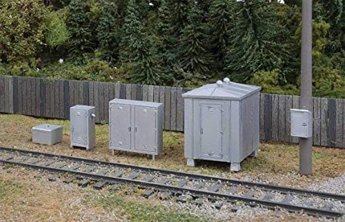 Walthers Ho Scale Scale Kit Vintage Trackside Detalhe Sinal Gabinete/Caixas Telefones