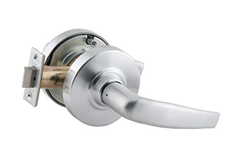 Schlage Commercial AL70OME605 AL Series Grade 2 Lock Cylindrical, função da sala de aula, design de alavanca ômega, acabamento em latão