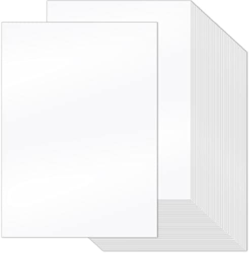 100 folhas White Cardstock Papel White Blank Cardstock 8,5 x 14 polegadas Papel de impressão de papel de convite de papel de espessura