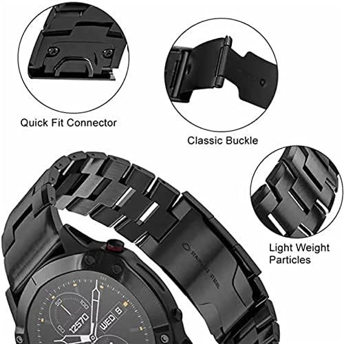 Kossma Titanium liga Watchband Quickfit Wrist Wels for Garmin Fenix ​​7x 7 6 5 5x Plus/6 6x Pro 3 3HR/Forerunner 935 945 Relógio 22