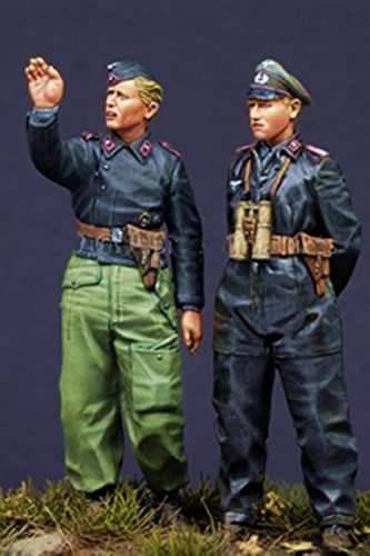Goodmoel 1/35 WWII Soldado Officer Alemão Soldier Modelo Kit/Kit em miniatura não montado e sem pintura/YH-3031