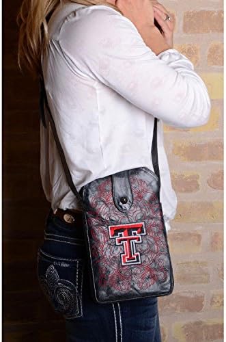 Gameday Boots feminino feminino Texas Tech University Cross Body Bolsa