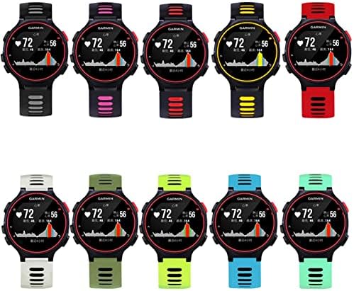 MOPZ RELAÇÃO BANDS PARA GARMIN RECORDENNER 235 Straps Silicoge Preerunner 220/230/235/620/630/735XT/235 Substituição