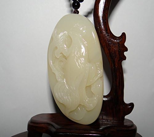 YW 3.1 Nature Certified Nature Amarelo Dragão Jade Auspicious Pingents