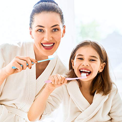 4 peças escovas de dentes macias extras Micro nano Manual de dentes para gengivas sensíveis com 20.000 cerdas macias para garotos adultos