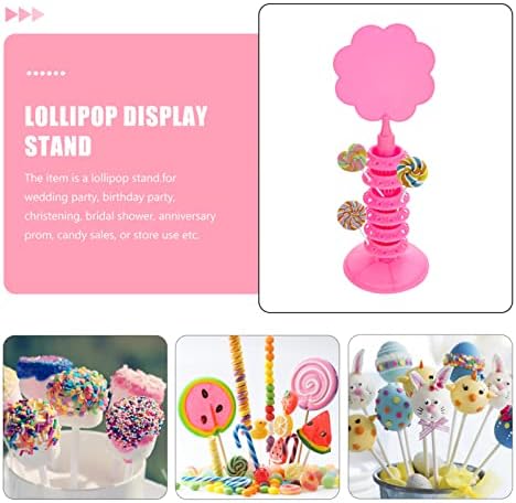 STOBOK Cotton Candy Stand Lollipop Stand Stand Multi-Camadas Tabela de doces Display Titular Lollipop Portador
