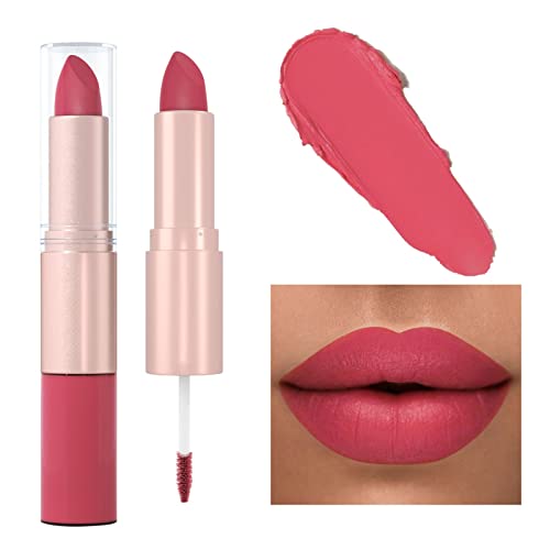 Lipstick Compatível com máquina 12 cor 2in1 batom e brilho labial mattes batom veludo batom líquido líquido líquido duradouro