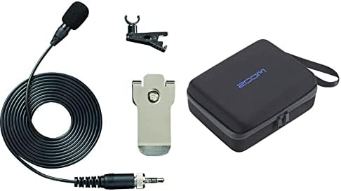 Pacote de acessórios Zoom APF-1 para gravador de campo F1, inclui microfone Lavalier, pára-brisas, clipe de microfone e clipe