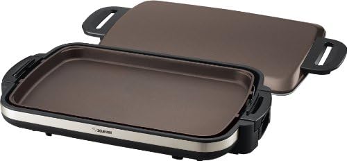 Zojirushi EA-DCC10 Gourmet Sizzler Griddle elétrico, marrom inoxidável extra grande