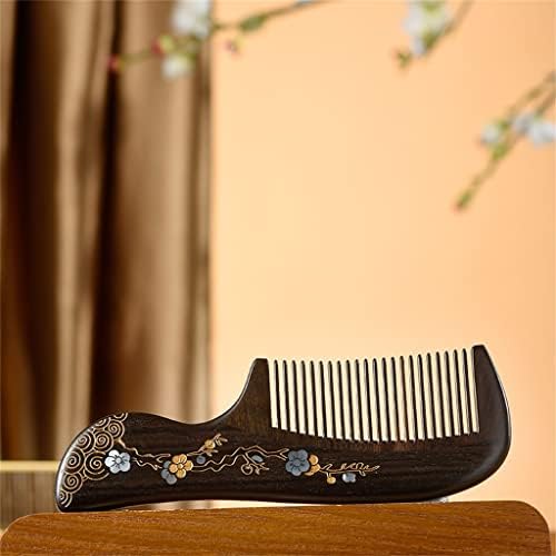 SDFGH EBONY INLAID SHELL pente em casa Massagem portátil pente de cabelo longo Cabelo curto Presente pessoal Cabelo Cabelo