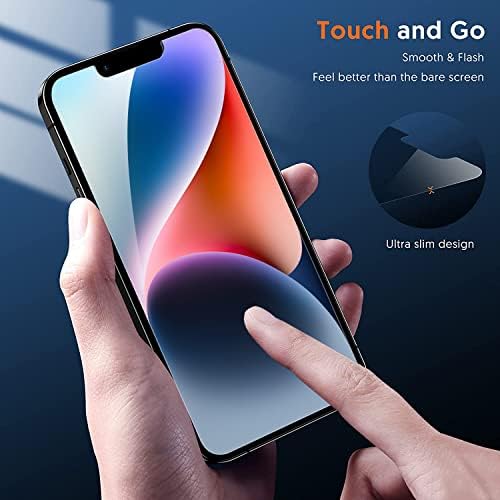 [2+2 pacote] iPhone 14 Plus Privacy Screen Protector com protetor de lente da câmera, tela de privacidade Fotbor iPhone 14 Plus