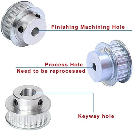 ZhengGuifang Professional 1PC XL-33T/34T/35T/36T Polia de tempo, orifício de processo de 8 mm de largura do slot 11mm para XL-10mm