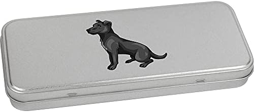 Azeeda 80mm 'Patterdale Terrier' Metal Articled Tin/Storage Box