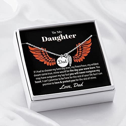 Para minha filha Colar, Protection Gift Filha de Pai, Presente minha filha Colar, Filha Presente, Presente minha filha,