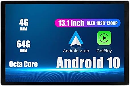 WOSTOKE 13.1 Android Radio CarPlay & Android AUTO AUTORADIO NAVEGAÇÃO DE NAVEGAÇÃO DE CARRO Multimídia GPS Creca de toque RDS RDS