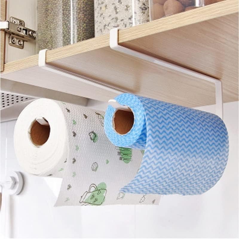 BKDFD Cozinha banheiro banheiro papel higiênico Organizadores de armazenamento de tecido Racks rolos de papel pendurar