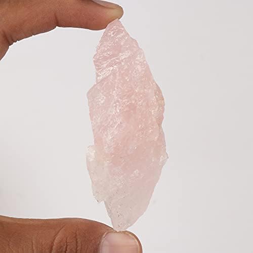 Gemhub Mineral Stone Apimen Pink Rose Quartz, Certified Rough Gemstone 485.10 Chakras de cura Crystal Gem…