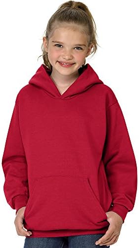 Hanes Hanesapparel Boys Hooded Swtshrt, vermelho profundo, x-small