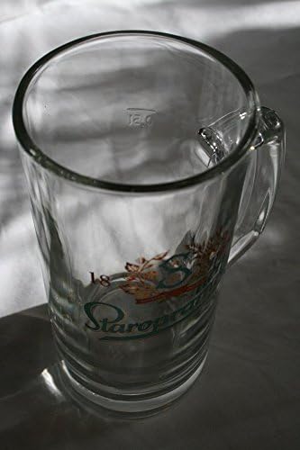 Assinatura de Starpramen 0,5l Caneca de vidro de cerveja importada rara