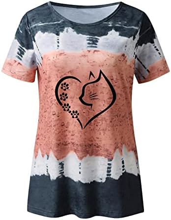 Tops de verão femininos, tampos de vaca feminina e blusas de girassol em camisetas casuais camisetas de manga curta