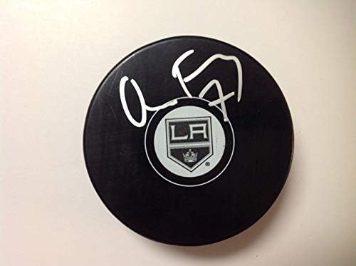 Oscar Fantenberg assinou autografado Los Angeles La Kings Hockey Puck A - Pucks NHL autografados