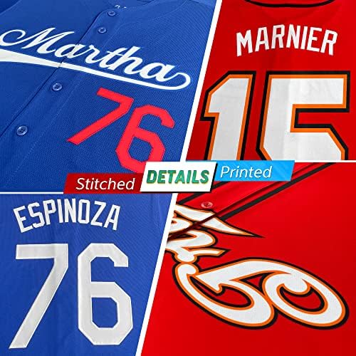 Jersey de beisebol personalizada costurou camisas de beisebol personalizadas uniformes esportivos para homens menino menino