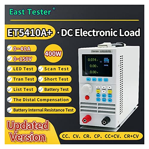 ET5410 A+ Carregar Carga Profissional Programável DC Carga Elétrica Controle Digital Carga DC Carga do Testador