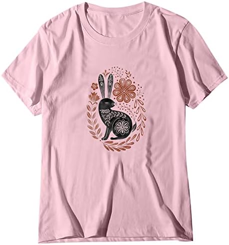 Feliz Camisas da Páscoa Bunny Bunny Tshirt Gnome Ovo de Páscoa Crew Holida de Crepeira Férias Regular Fit Fit Tee Tops