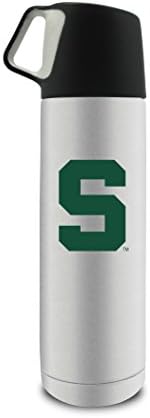 Duck House NCAA Michigan State 17oz Thermos de café em aço inoxidável de aço duplo com xícara