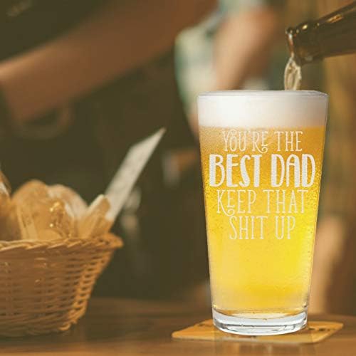 Veracco Você é o melhor pai, mantenha essa merda na cerveja Pint Funny Birthday Gifts Day para o pai avô padre