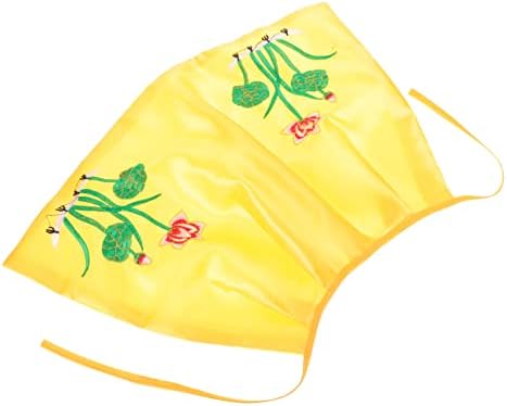 Sewoart 5pcs Buda Cape Opcional Amarelo Ornamentos de tecido