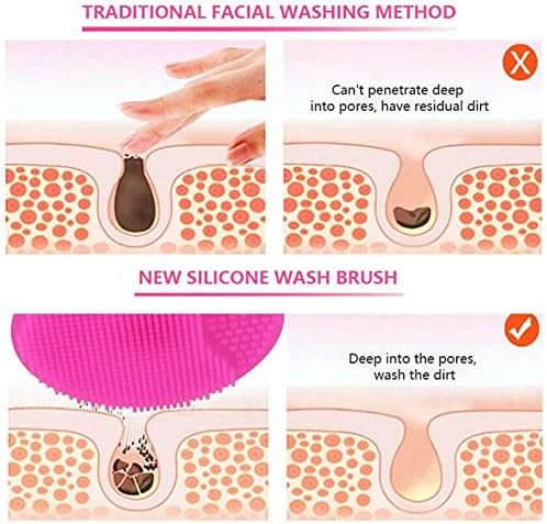 Limpadores de face de silicone escova de esfoliante de limpeza facial madrugada de pincel scrub Scrubby Pore Blackhead Removendo
