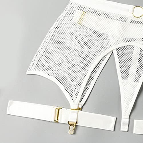 Cetin Fringe Set Bra Fishnet Sexy Underwear Conjunto de pijamas sexy Camisole de renda e tamanhos de tamanho e tamanho americano e