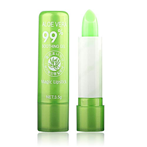 Removedor de emulsão Magic Jelly Lip hidratante lábio hidratante aloe bálsamo verde batons batons brilho de manteiga