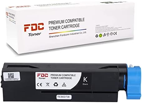 Substituição de cartucho de toner compatível com FDC para OKI B432DN B512 B512DN MB492 45807110 MB562DNW 12000 Páginas