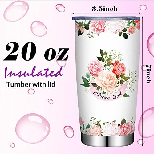 20 oz de aço inoxidável inspirador tumbler presente de aniversário para mulheres amiga amigo cristão para mulheres presentes inspiradores