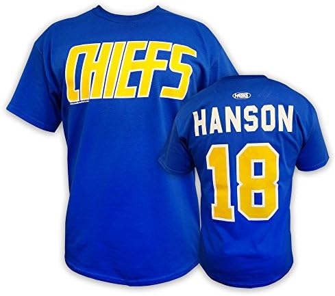 Mad Brothers Hanson Brothers Licenciou oficialmente a camiseta do filme Shop 18 Hanson Charlestown Chiefs