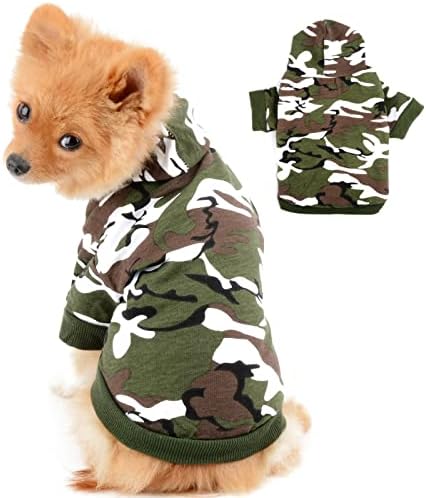 Capuz de capuz de cachorro verde do exército pavor