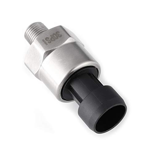 Transdutor de pressão, 1/8NPT Thread Freaxless Aceless Pression Transduces Sensor do remetente 30/100/150/200/300/500 PSI para